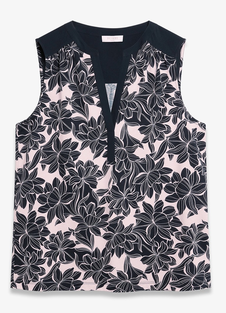 Hobbs Dames Nadine top met bloemenprint in de kleur Lichtroze