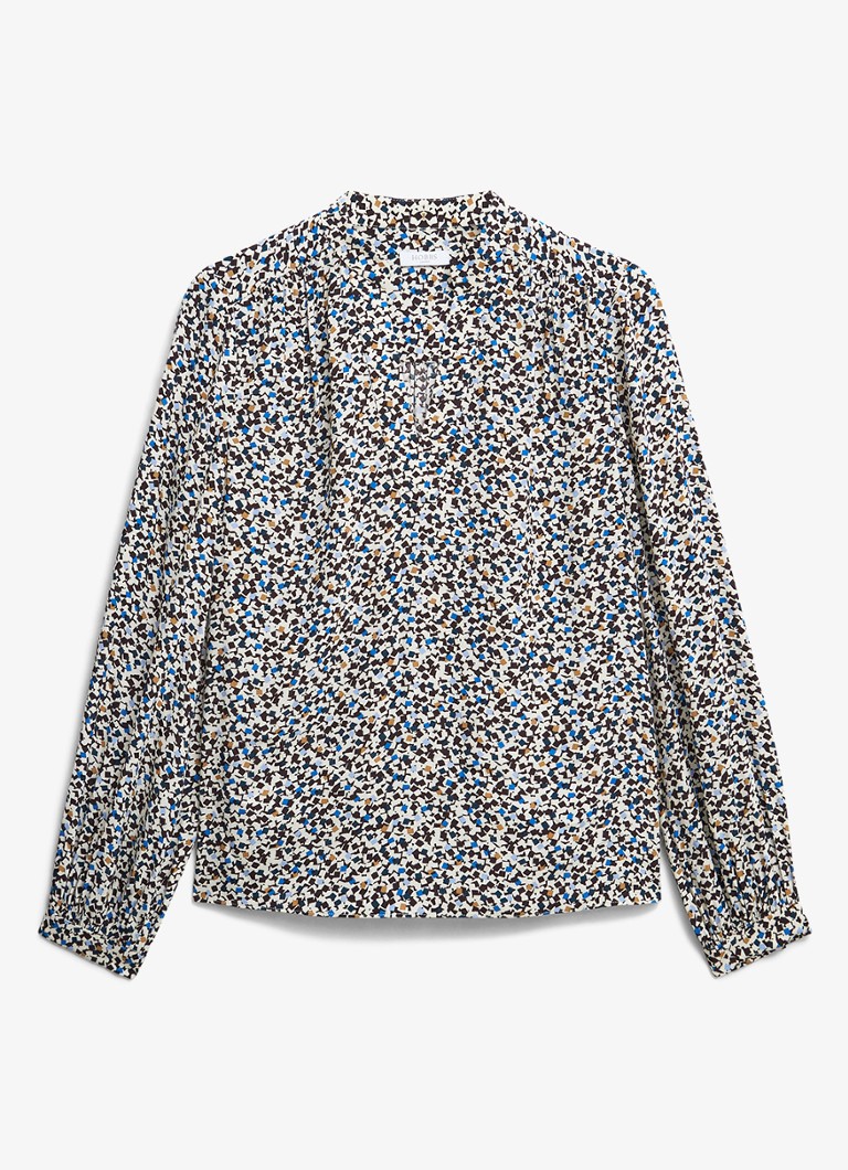 Hobbs Dames Mila blouse met grafische print in de kleur Multicolor