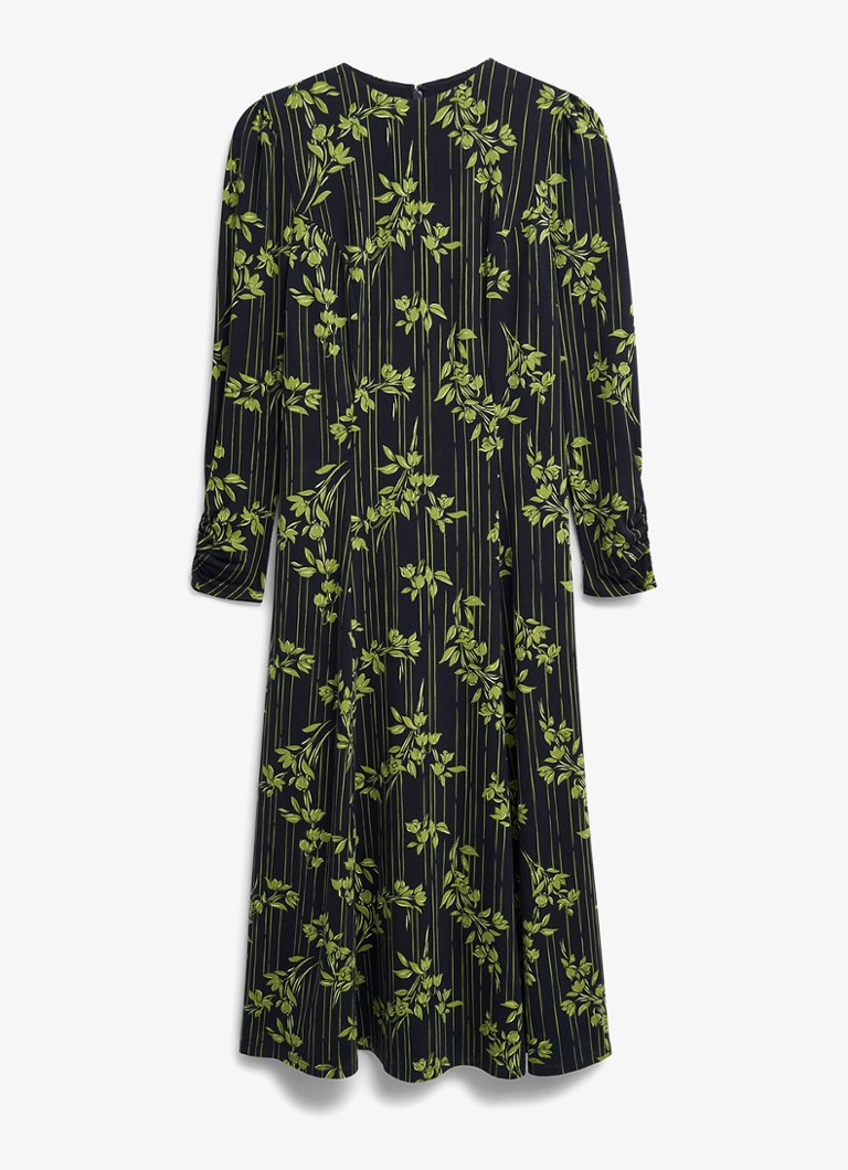 Hobbs Dames Alison midi jurk met bloemenprint in de kleur Groen