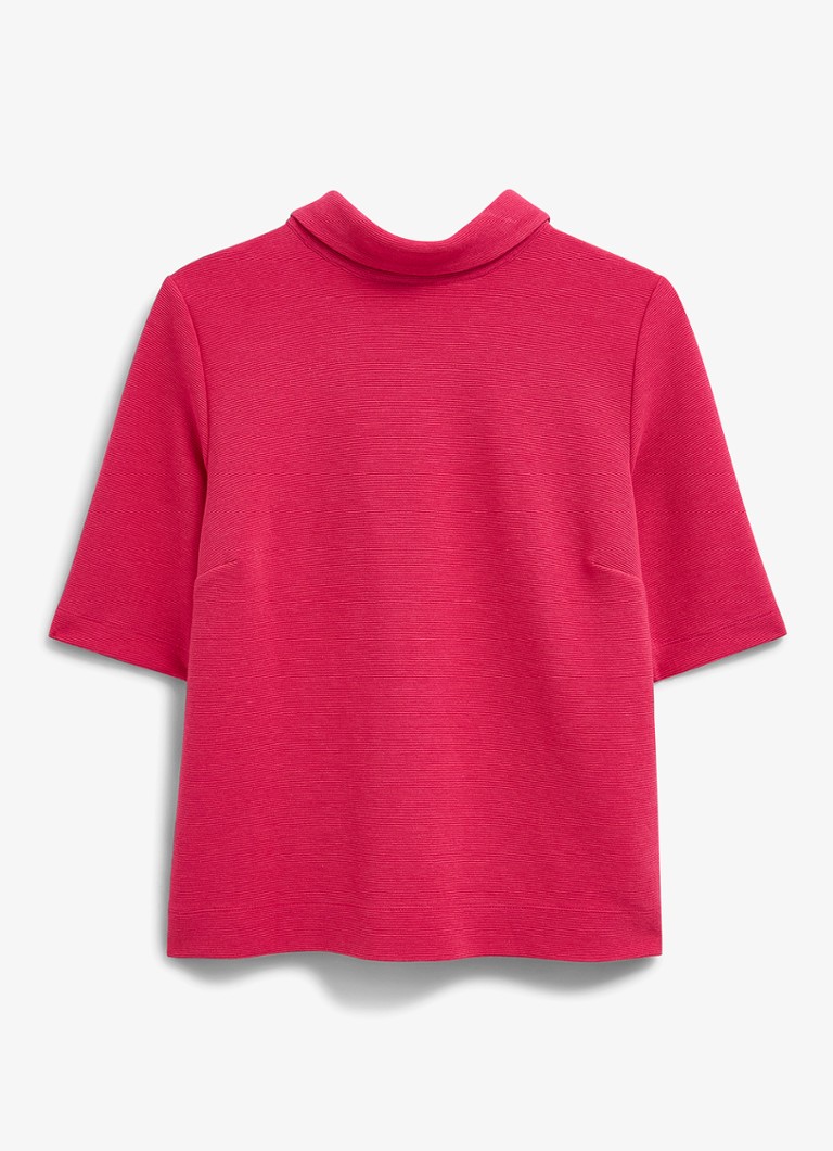 Hobbs Dames Tali top in katoenblend met streepprint in de kleur Roze
