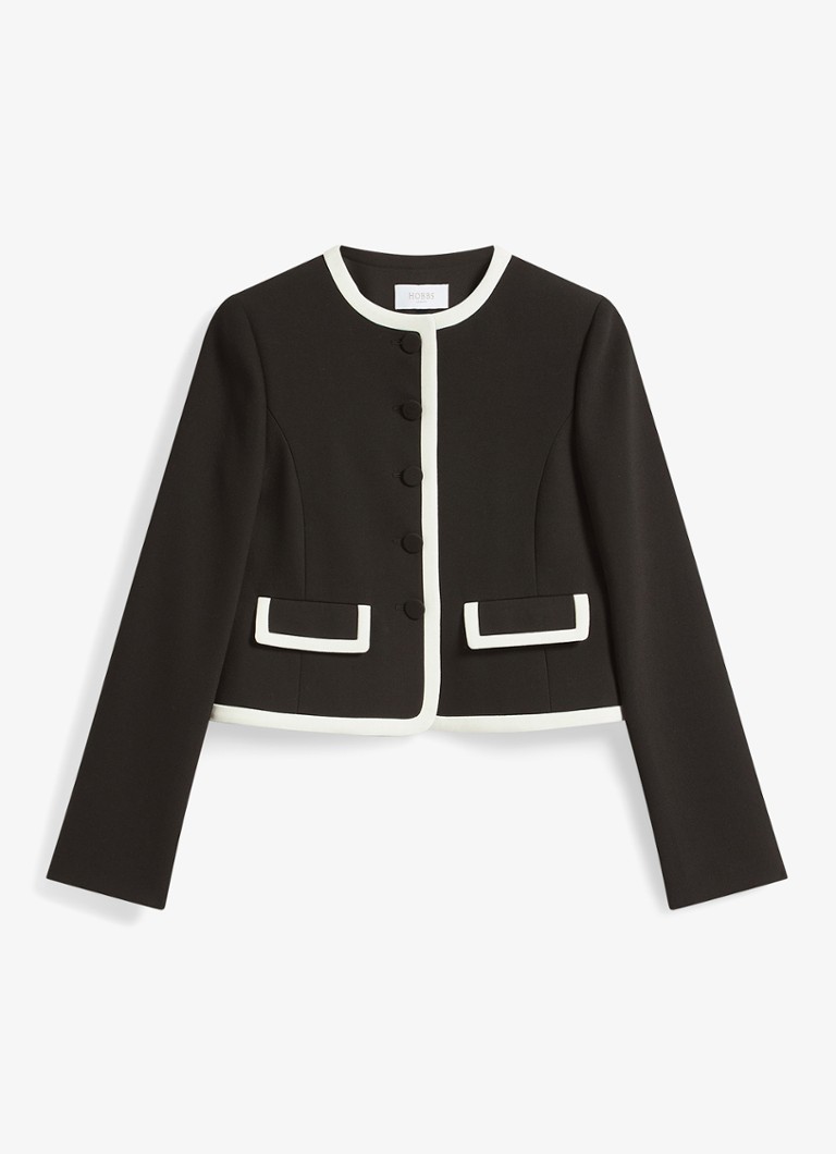 Hobbs Dames Rosalind blazer met klepzakken in de kleur Zwart
