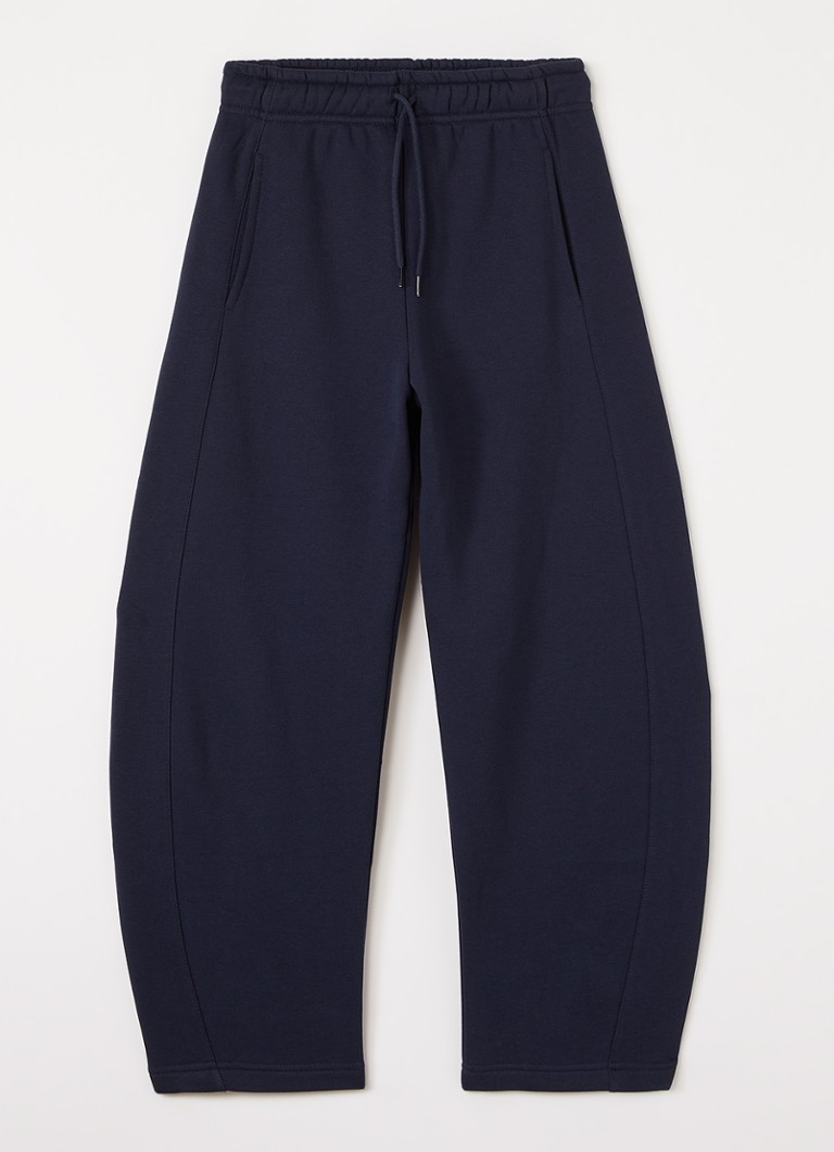 Sofie Schnoor Meisjes Bara tapered fit joggingbroek met steekzakken in de kleur Donkerblauw, maat: 14J=164