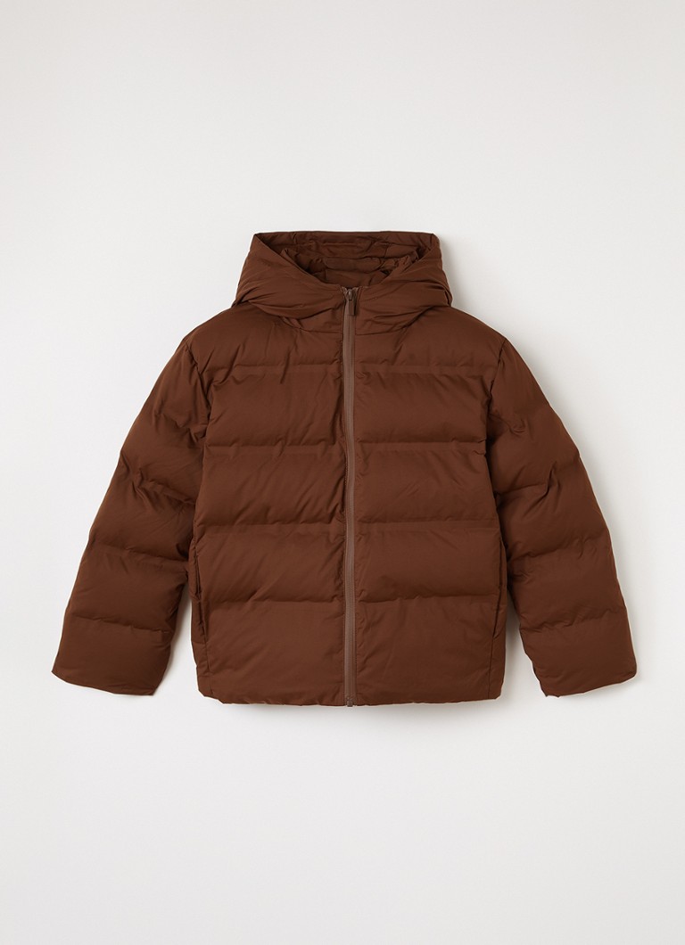 Sofie Schnoor Meisjes Ziennasy pufferjack met capuchon in de kleur Bruin, maat: 16J=176