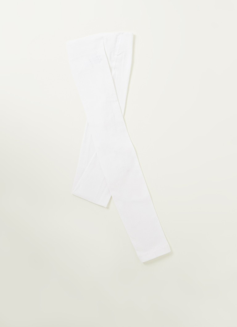 Falke Meisjes Cotton Touch legging in de kleur Wit, maat: 110