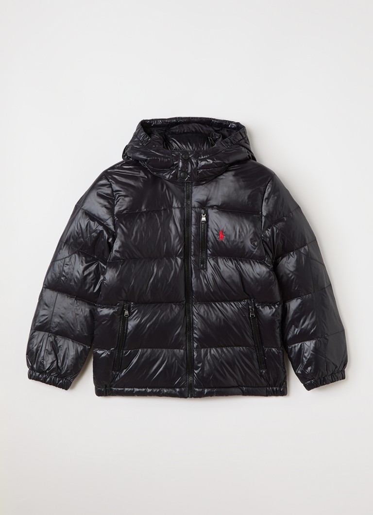 Ralph Lauren Jongens Puffer jack met donsvulling in de kleur Zwart, maat: 128=S