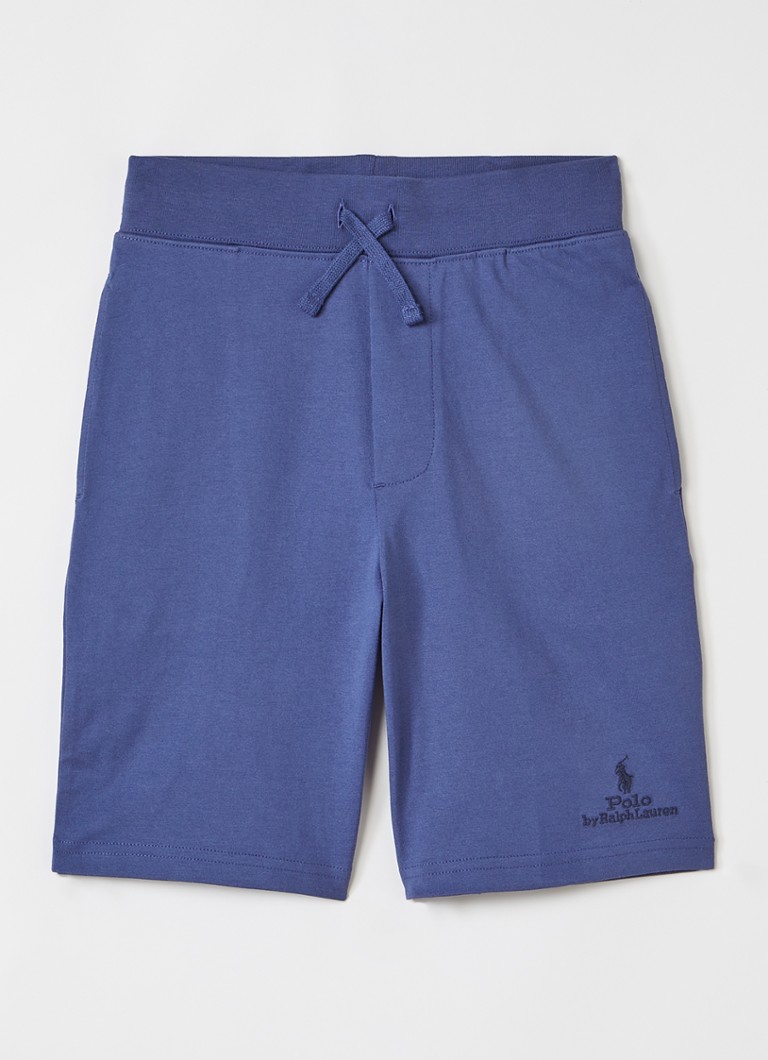 Ralph Lauren Jongens Straight fit korte broek met logo in de kleur Donkerblauw, maat: S=128