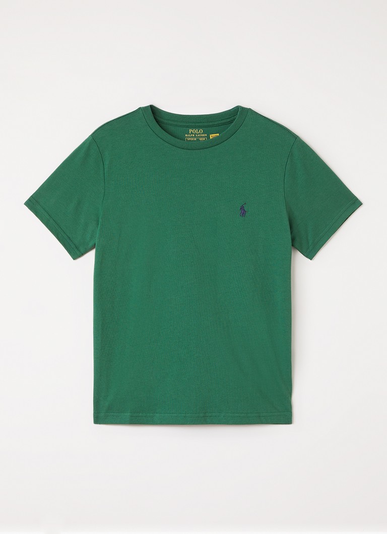 Ralph Lauren Jongens T-shirt met logo in de kleur Donkergroen, maat: L=152