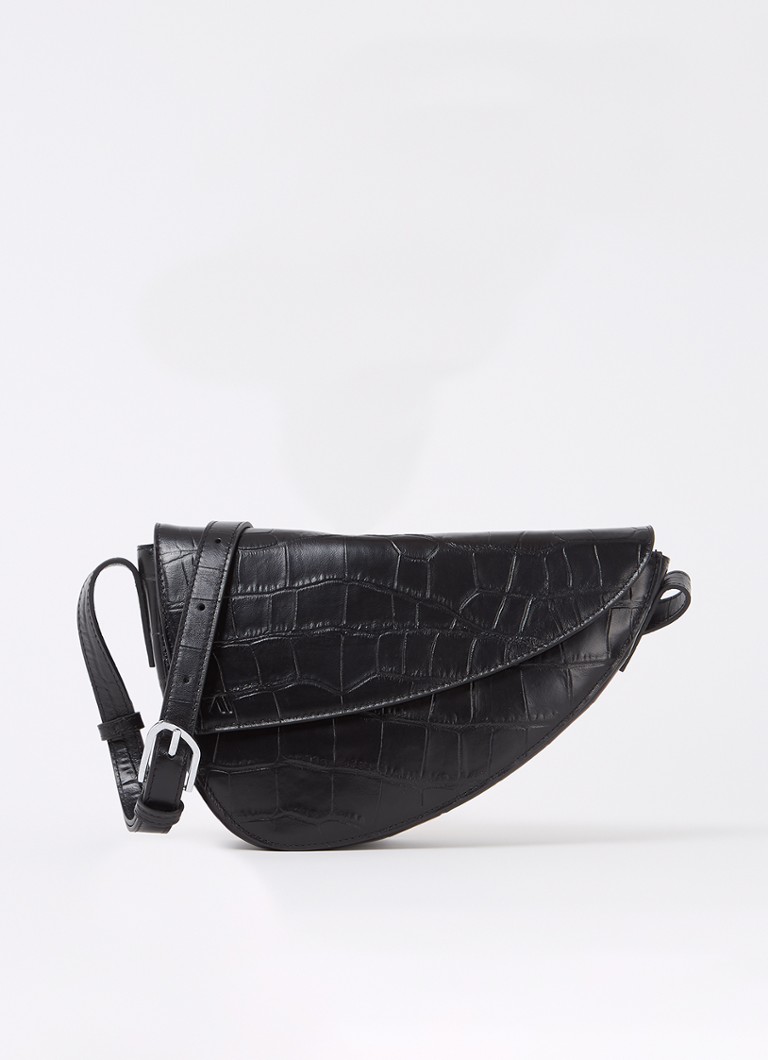 KAAI Dames Rebel crossbodytas van kalfsleer