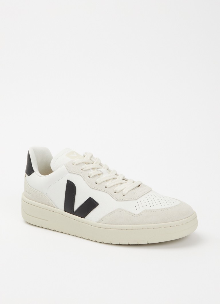 Veja Heren V-90 sneaker van leer in de kleur Wit, maat: 45