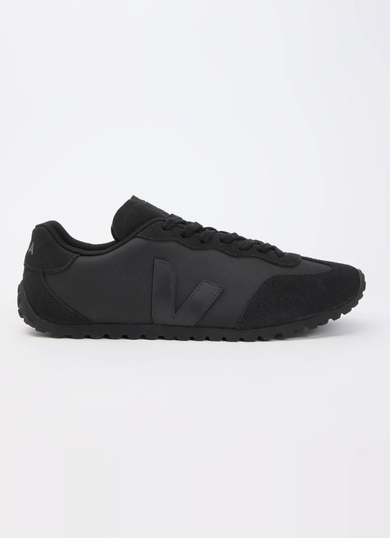 Veja Heren GT sneaker van mesh met suède details in de kleur Zwart, maat: 46