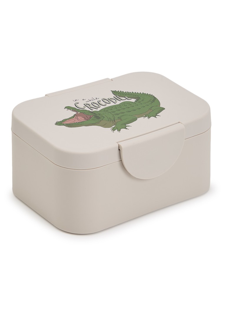 Konges Sløjd Crocodile lunchbox Beige - Deal