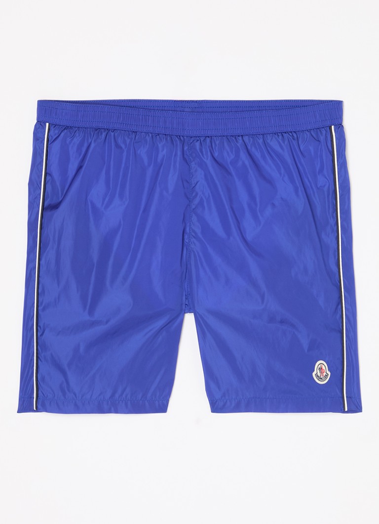 Moncler Jongens Zwemshorts met logo in de kleur Blauw, maat: 128