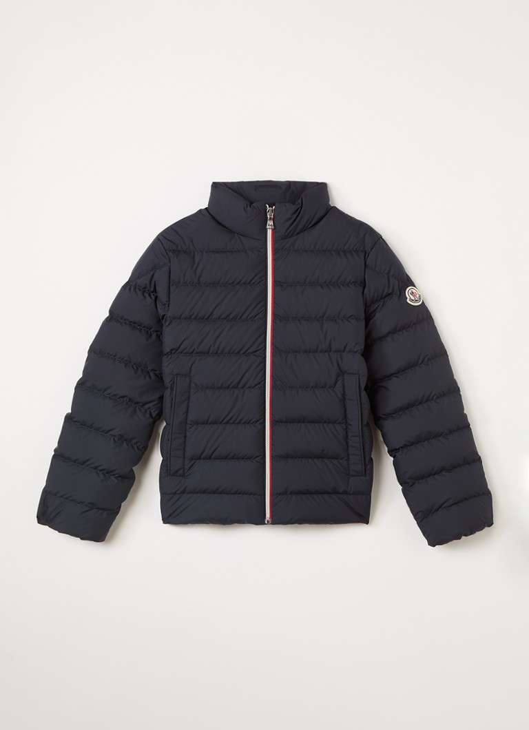 Moncler Jongens Serapio puffer jack met donsvulling in de kleur Donkerblauw, maat: 128