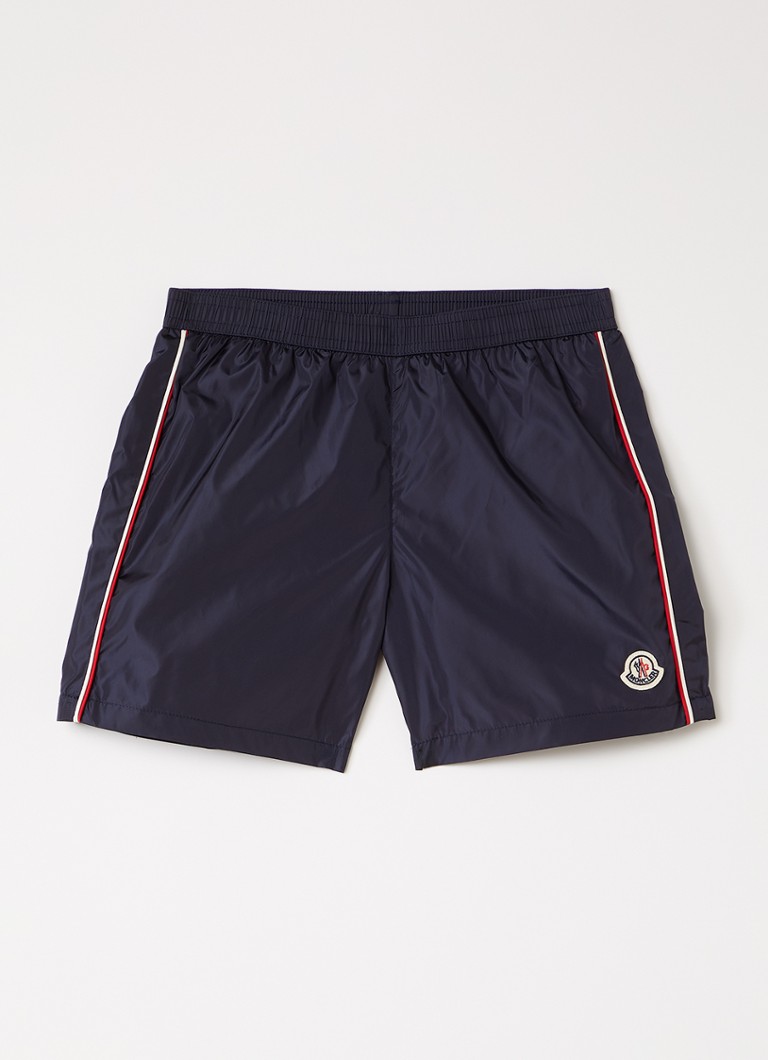 Moncler Jongens Zwemshorts met logo in de kleur Donkerblauw, maat: 14A=164