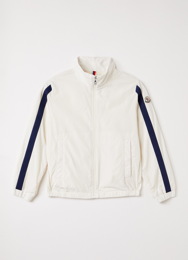 Moncler Jongens Venoste jack met steekzakken in de kleur Gebroken wit, maat: 10A=140