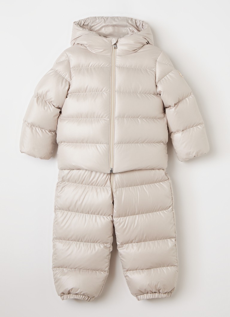 Moncler Meisjes Deidree tapered fit skipak met capuchon in de kleur Beige, maat: 2JR