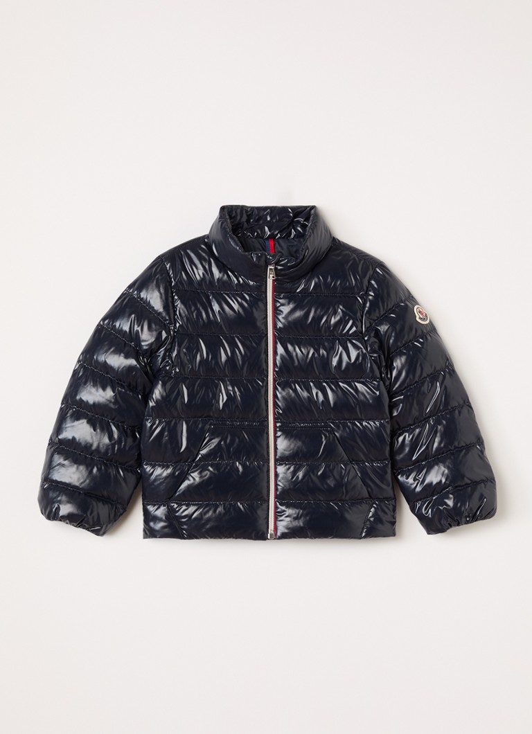 Moncler Jongens Othoniel puffer jack met donsvulling in de kleur Donkerblauw, maat: 3JR