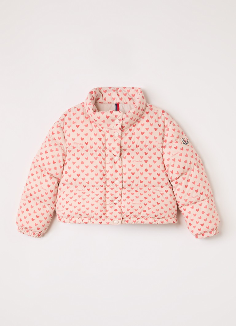 Moncler Meisjes Bashira puffer jack met donsvulling in de kleur Lichtroze, maat: 2JR