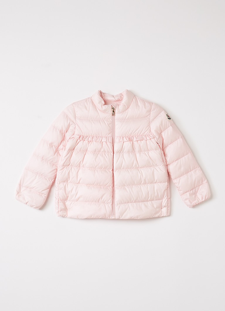 Moncler Meisjes Nazife gewatteerd jack met donsvulling en volant in de kleur Lichtroze, maat: 2A=92