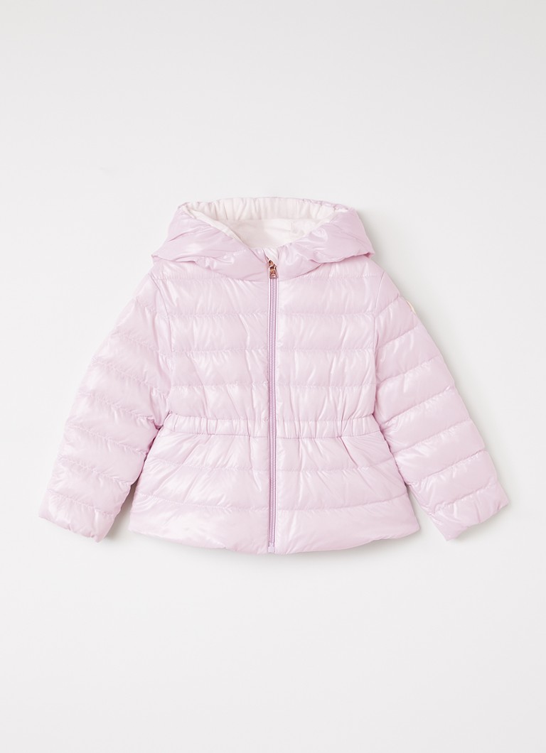 Moncler Meisjes Pinar gewatteerd jack met donsvulling in de kleur Lichtpaars, maat: 2A=92