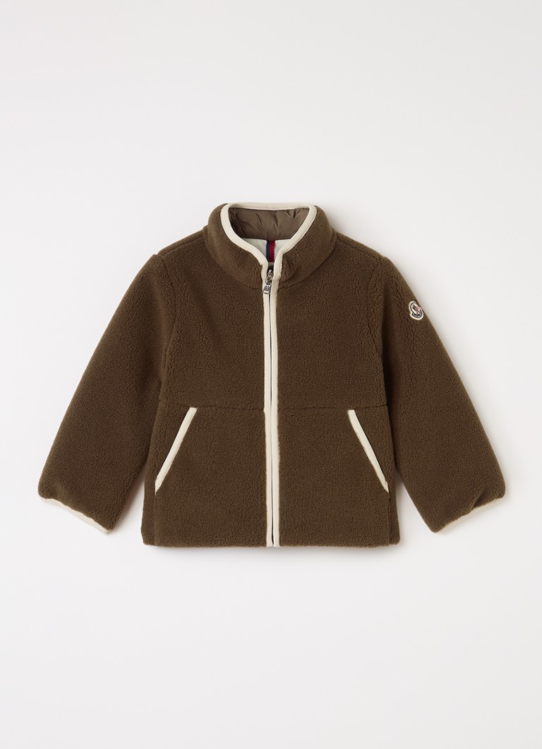 Moncler Meisjes Duxent gewatteerd jack van teddy in de kleur Bruin, maat: 3A=98
