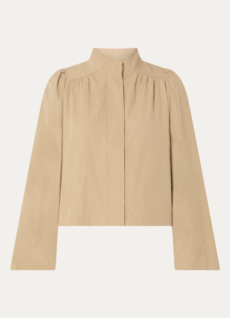 Neo Noir Dames Tirsa trenchcoat met steekzakken in de kleur Beige, maat: 42