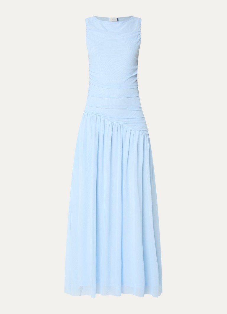 Neo Noir Dames Cludine maxi jurk in de kleur Lichtblauw, maat: 42