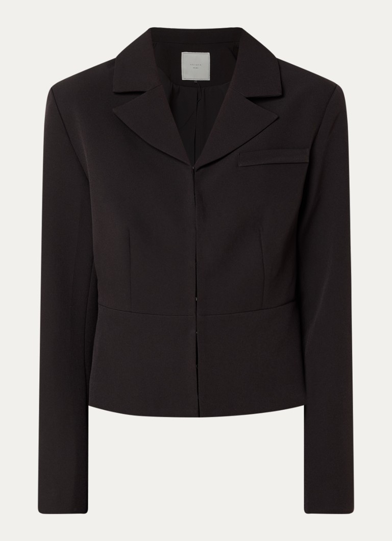Neo Noir Dames Leanne blazer met schoudervulling in de kleur Zwart, maat: 42