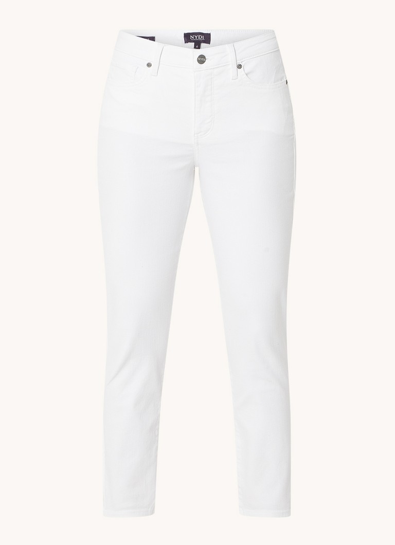 NYDJ Dames Alina high waist cropped skinny jeans in de kleur Wit