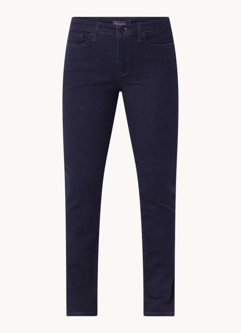 NYDJ Dames Sheri mid waist slim fit jeans met stretch in de kleur Blauw