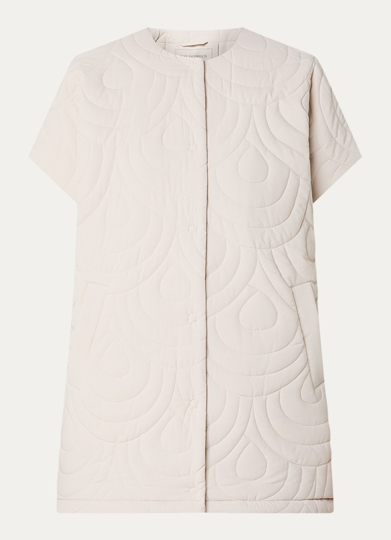 Ilse Jacobsen Dames Blossom bodywarmer met quilt patroon in de kleur Creme