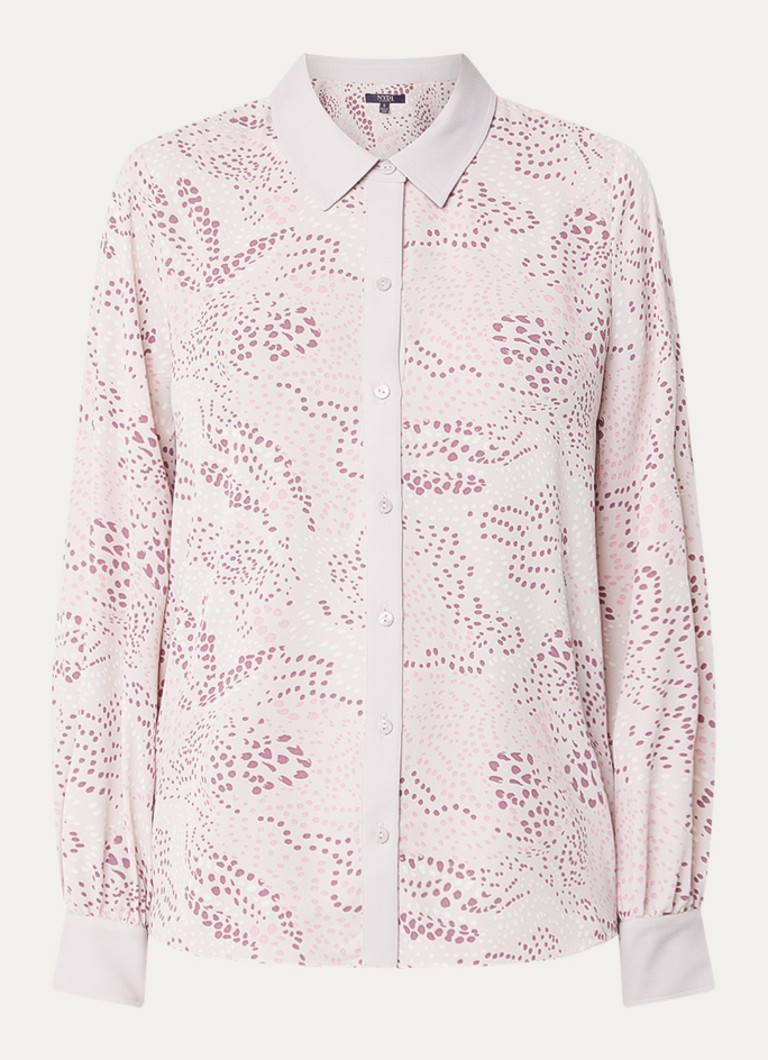 NYDJ Dames Taylor blouse met print in de kleur Oudroze