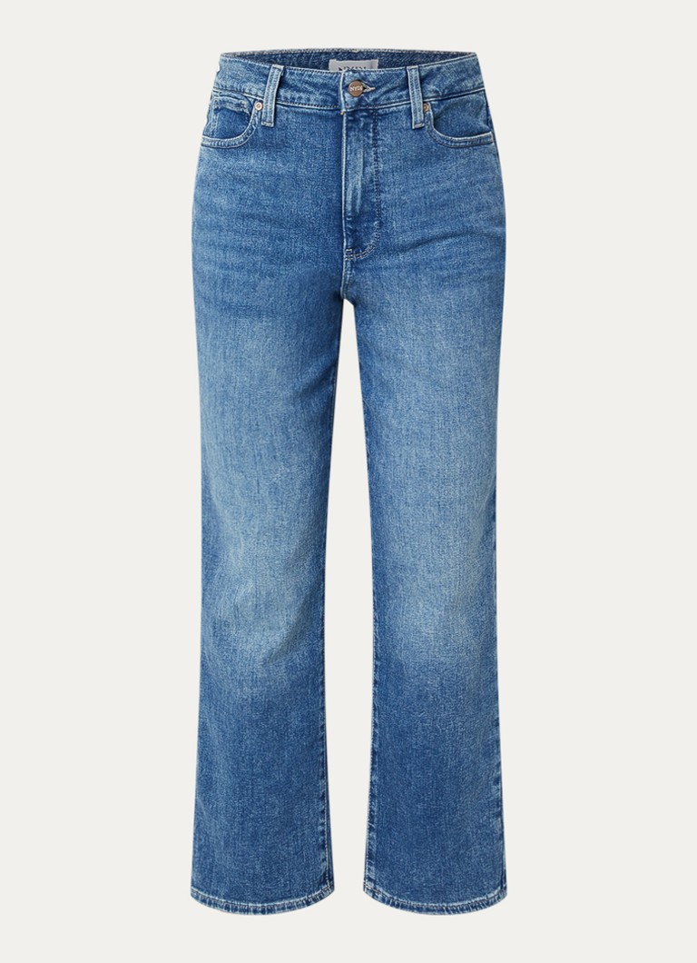 NYDJ Dames Marilyn mid waist slim fit jeans met medium wassing in de kleur Indigo