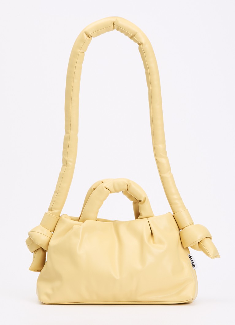 Ölend Dames Mini Ona gewatteerde crossbodytas met afneembare schouderriem in de kleur Vanillegeel, maat: One Size