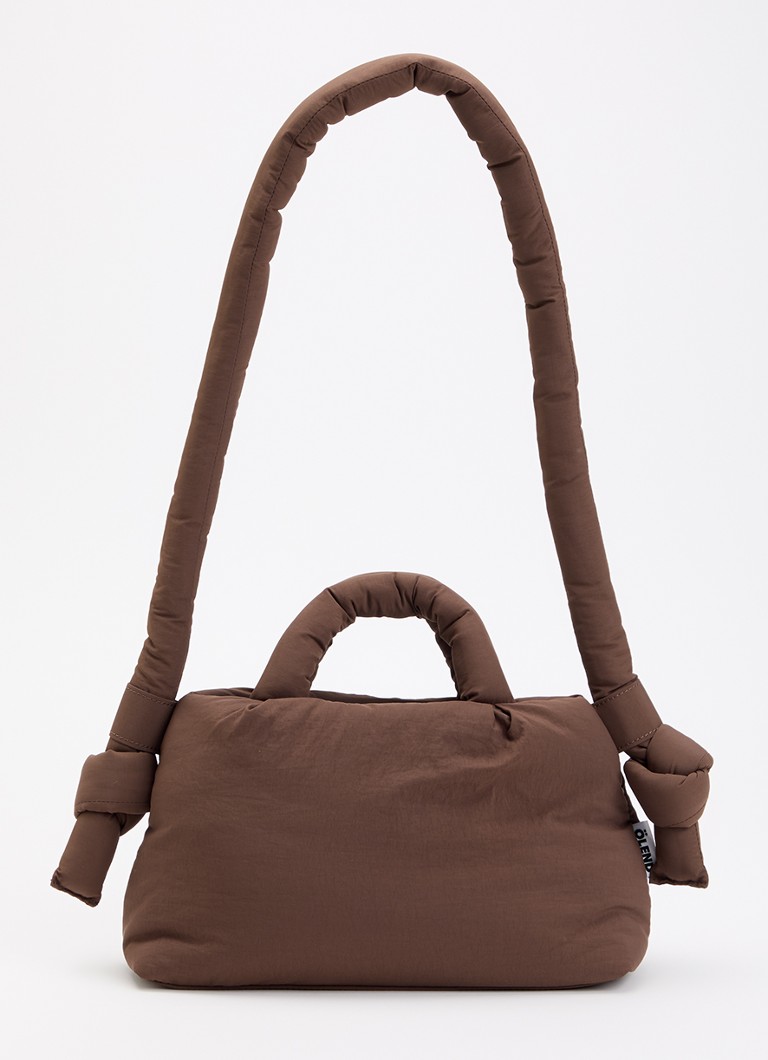 Ölend Dames Mini Ona gewatteerde crossbodytas met afneembare schouderriem in de kleur Chocoladebruin, maat: ONE SIZE