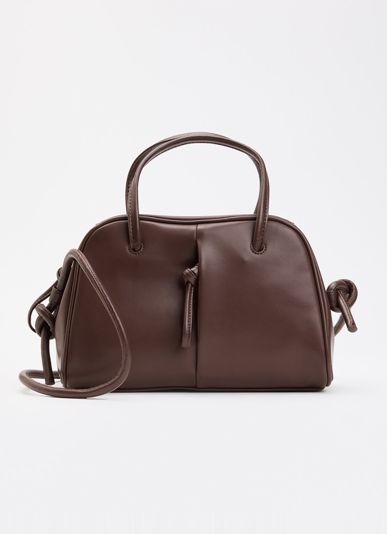 Ölend Dames Mini Brooklyn crossbodytas in de kleur Chocoladebruin, maat: 26x16x11