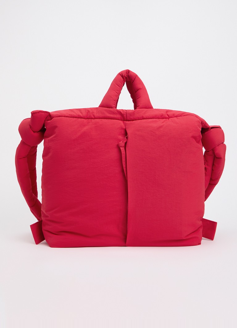 Ölend Dames Ona gewatteerde crossbodytas in de kleur Koraalrood, maat: 32x42x14