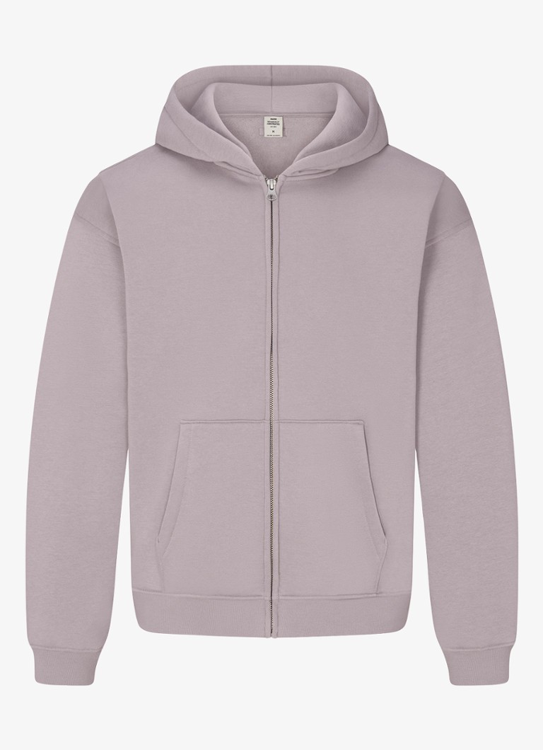 SKIMS Heren Fleece Lounge hoodie met steekzakken in de kleur Shadow, maat: XL