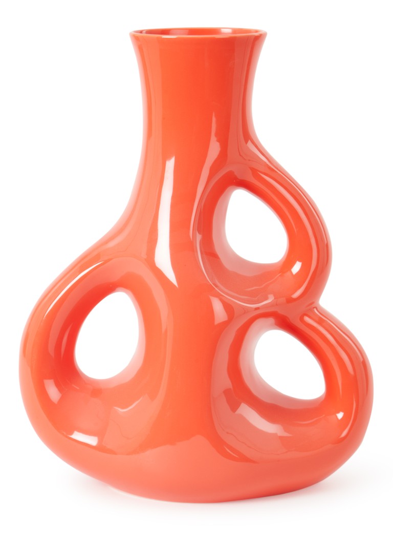 POLSPOTTEN Three Ears vaas 50,5 cm Rood - Deal