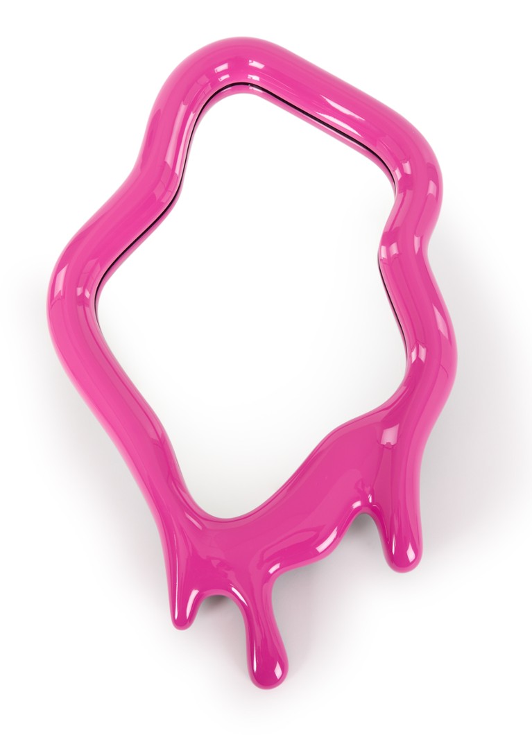POLSPOTTEN Melting Mirror M wandspiegel 70 x 45 cm Fuchsia - Deal