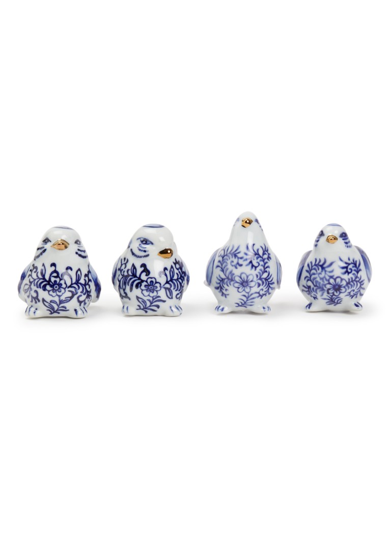 POLSPOTTEN Bird Family set van 4 Blauw - Deal