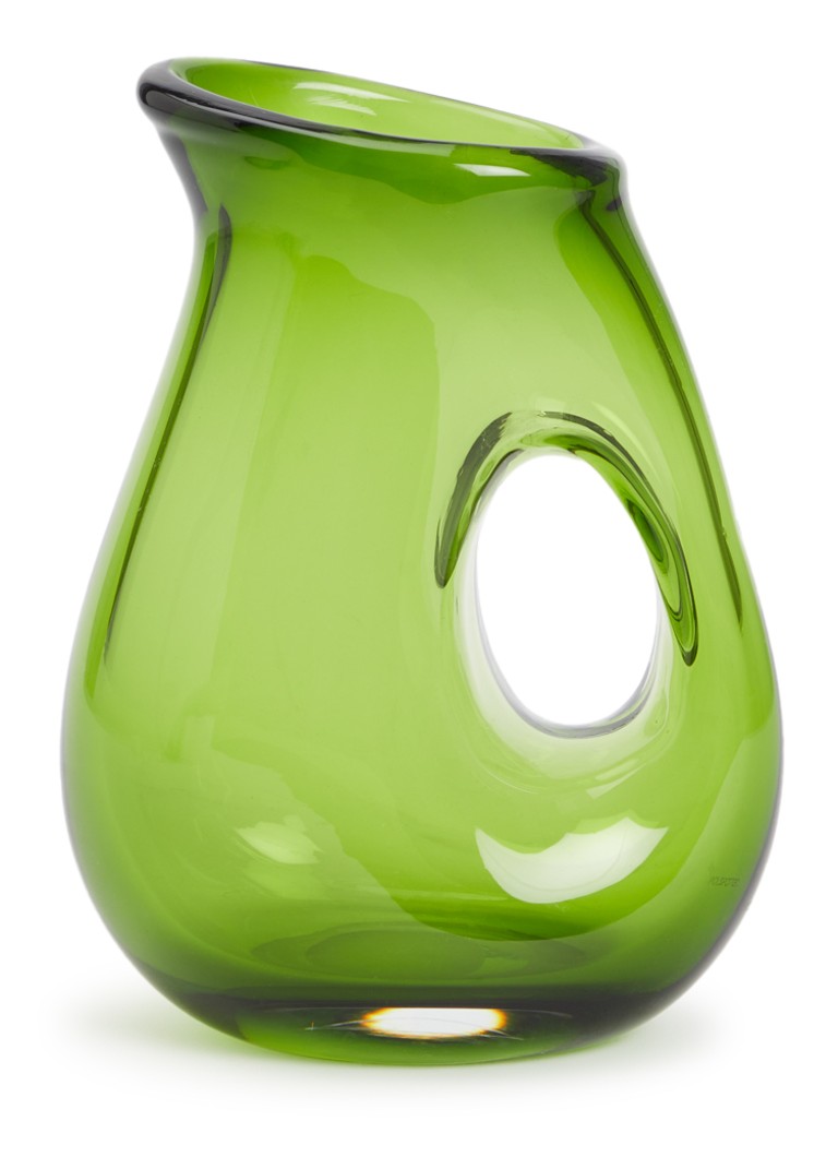 POLSPOTTEN Jug With a Hole karaf 85 cl Olijfgroen - Deal