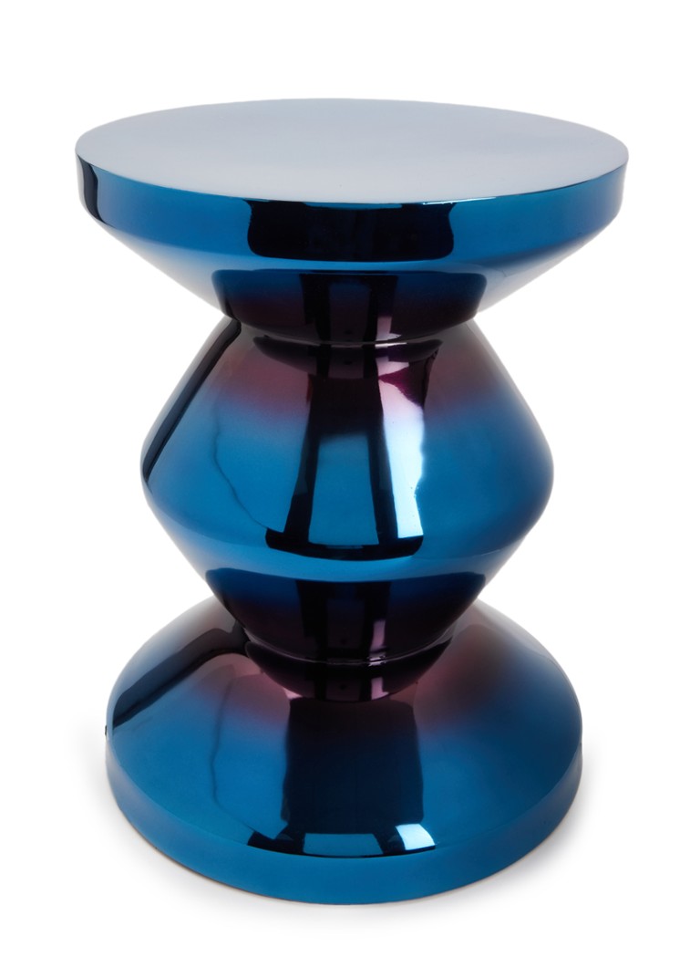 POLSPOTTEN Zig Zag kruk 46 cm Blauw - Deal