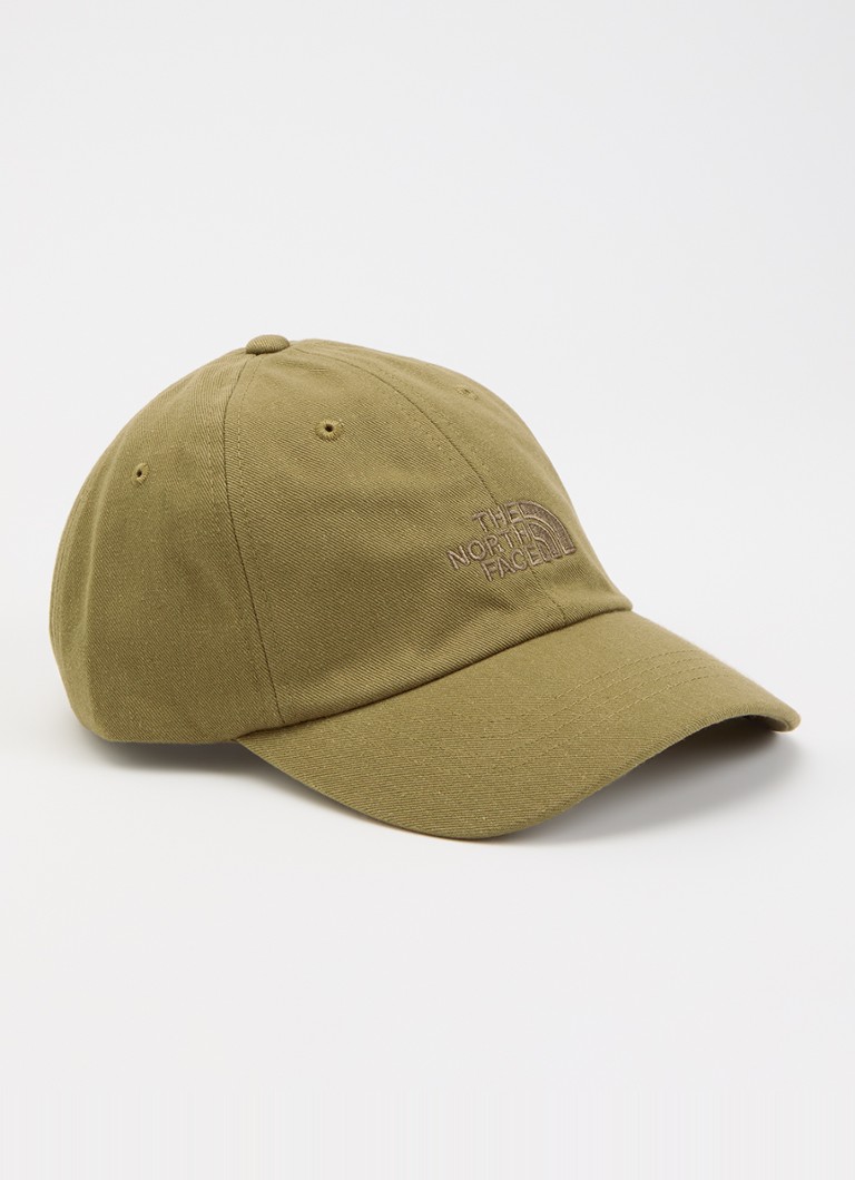 The North Face Heren Norm pet met logoborduring in de kleur Mosgroen, maat: OS