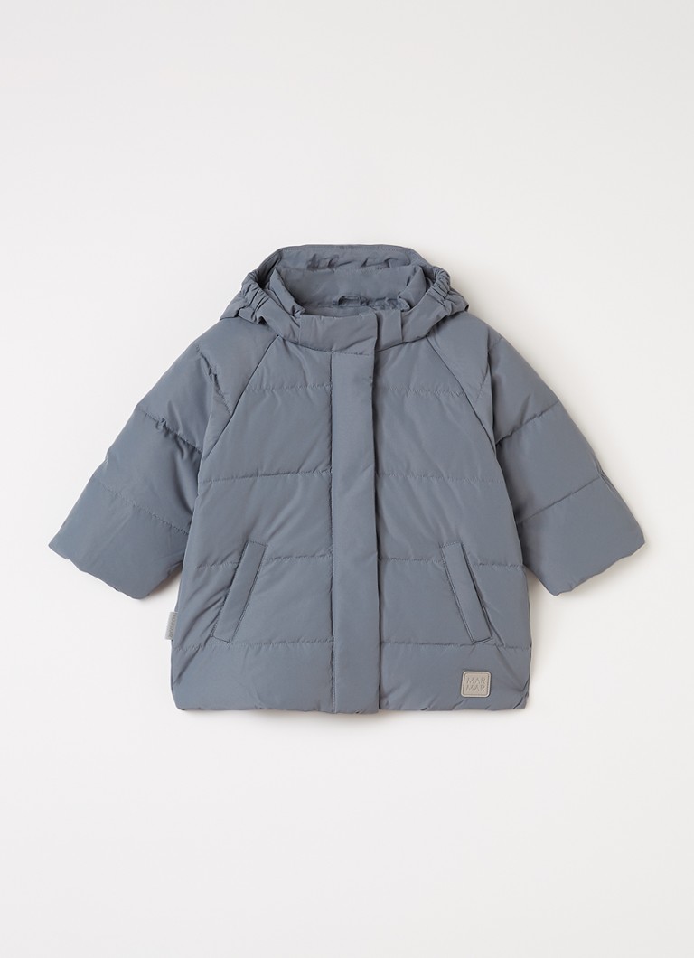 MarMar COPENHAGEN Meisjes Omega pufferjack met donsvulling in de kleur Grijsmele, maat: 1Y/80