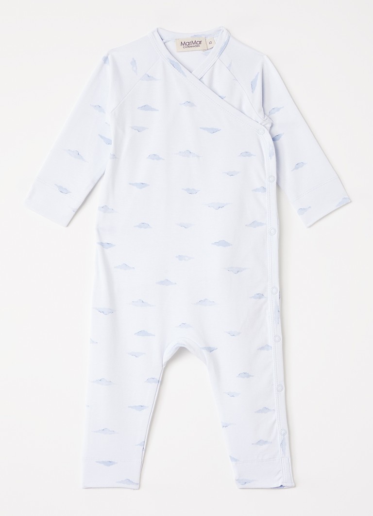 MarMar COPENHAGEN Jongens Rulo babypak met print in de kleur Lichtblauw, maat: 68