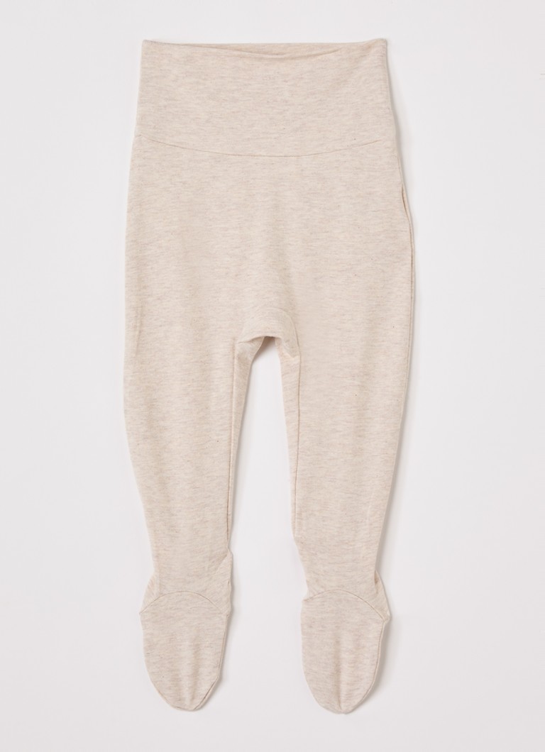 MarMar COPENHAGEN Jongens Pixa tapered fit babybroek in katoenblend in de kleur Beige, maat: 62