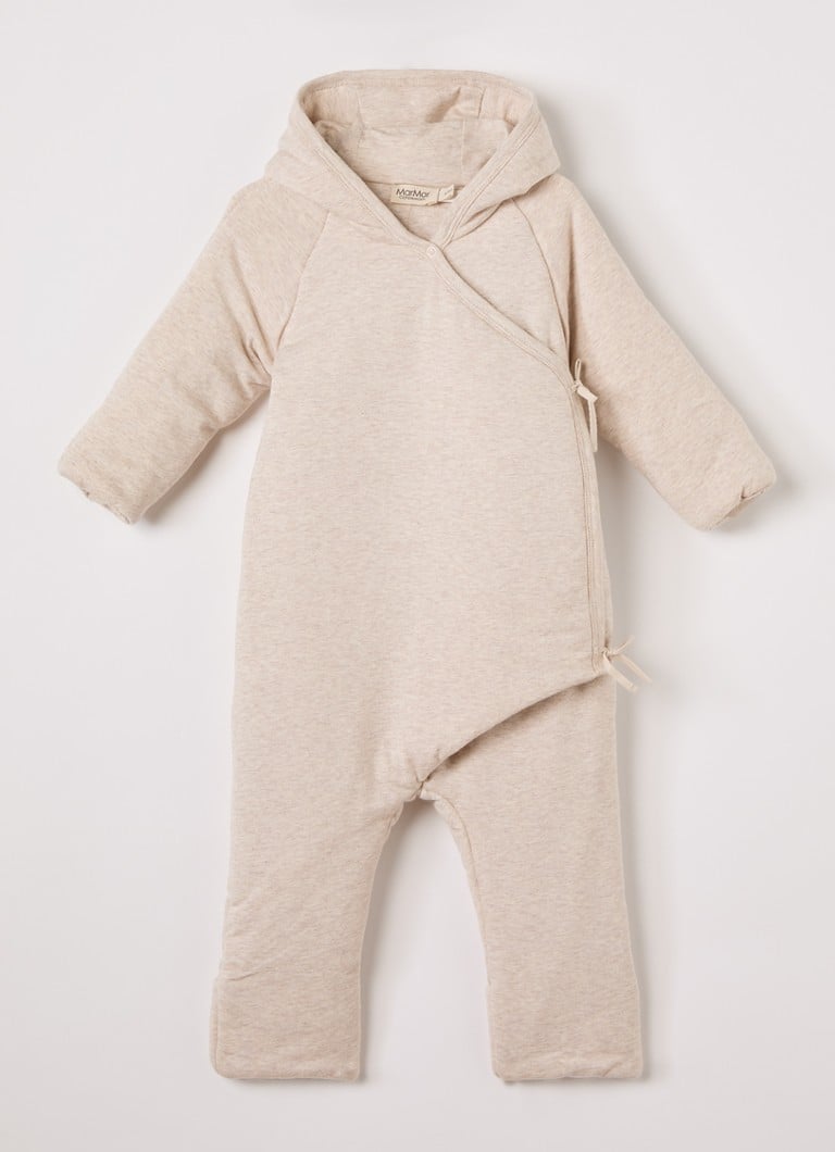 MarMar COPENHAGEN Meisjes Rex babypak in katoenblend in de kleur Beige, maat: 68
