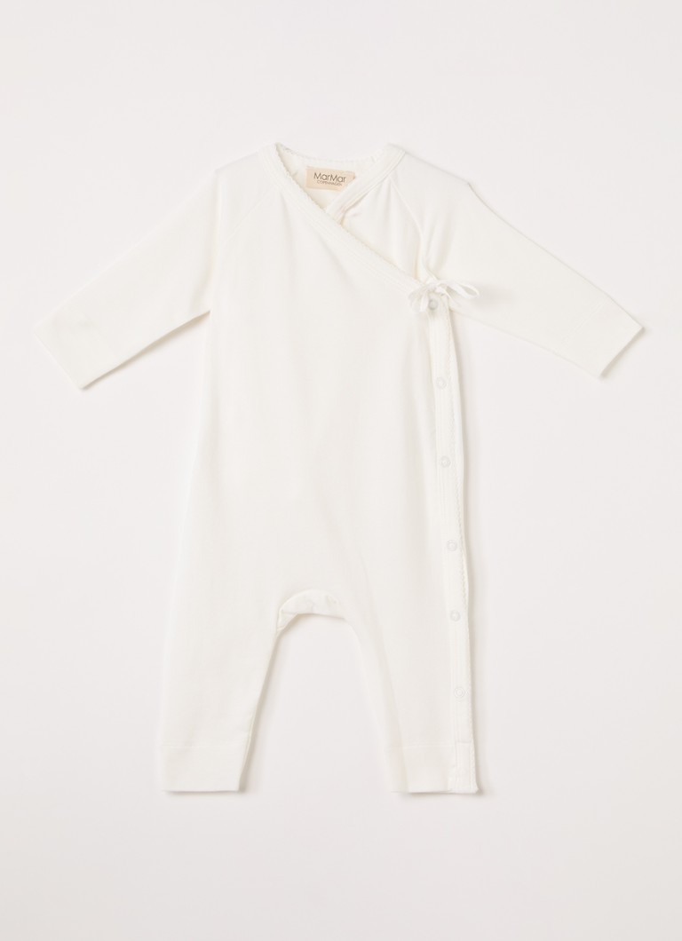 MarMar COPENHAGEN Jongens Rula babypak in katoenblend in de kleur Gebroken wit, maat: 62
