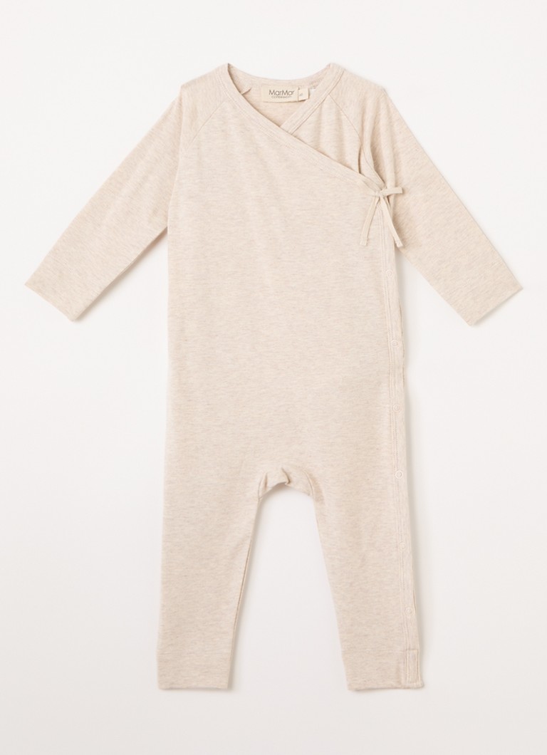 MarMar COPENHAGEN Jongens Rula babypak in katoenblend in de kleur Beige, maat: 56